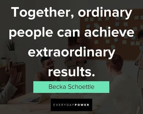 team building quotes about extraordinary results