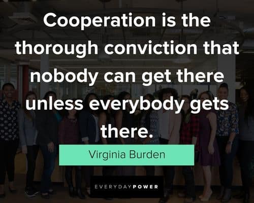 cooperation team building quotes