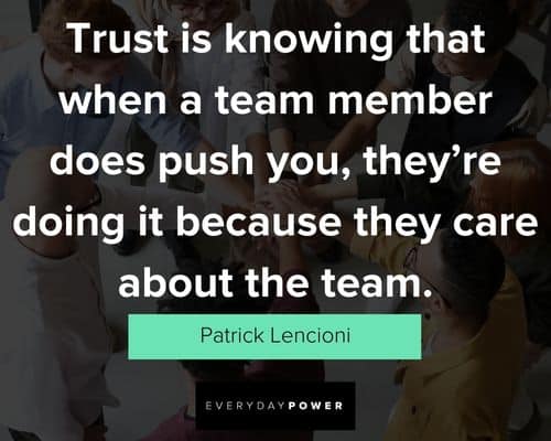 team building quotes on trusting
