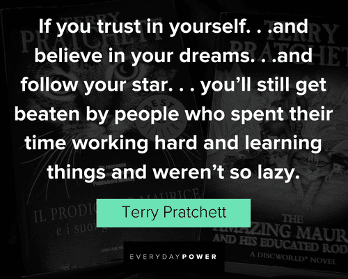 Terry Pratchett quotes about trust yourself