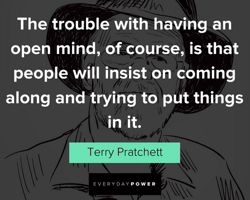 Trouble Terry Pratchett quotes