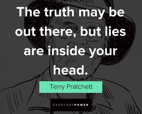 Terry Pratchett quotes about the truth