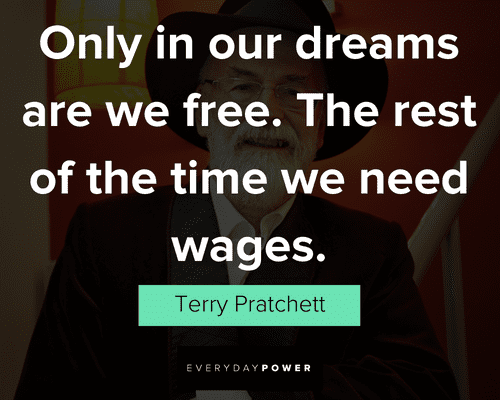 Terry Pratchett quotes on dreams