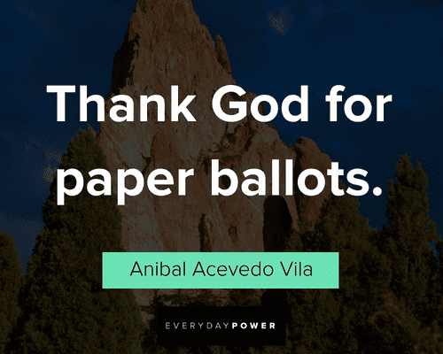 thank God quotes for paper ballots