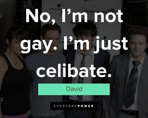 The 40-Year-Old Virgin quotes about no, I'm not gay. I'm just celibate
