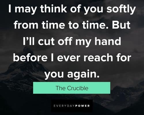 Appreciation The Crucible Quotes