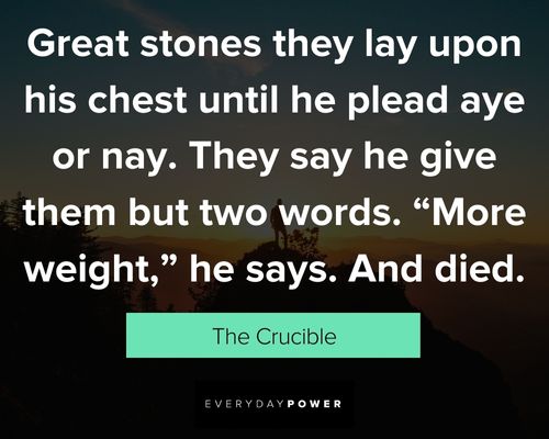 Special The Crucible Quotes