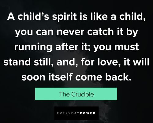 The Crucible Quotes for love
