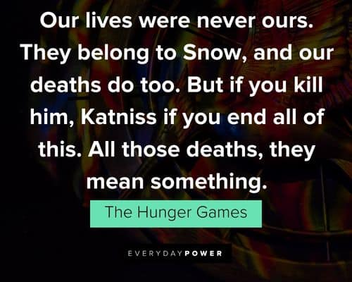 Hunger Games quotes for Instagram 