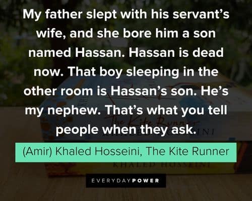 The Kite Runner quotes from Amir and Baba