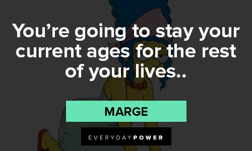 The Simpsons quotes from Marge