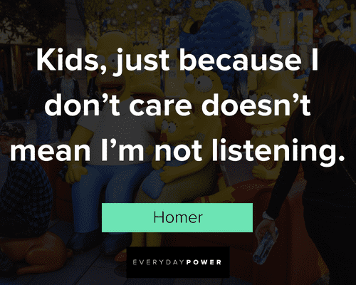 The Simpsons quotes about kids