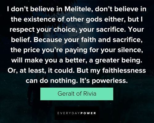 Inspirational The Witcher quotes