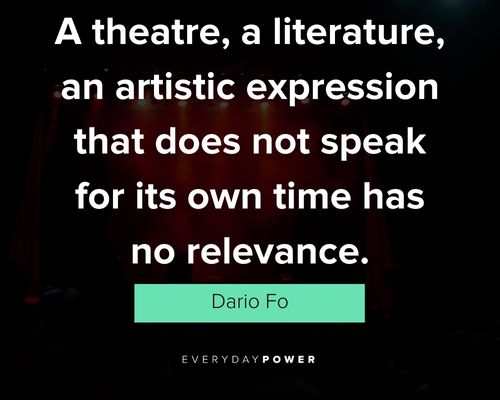 Appreciation theatre quotes