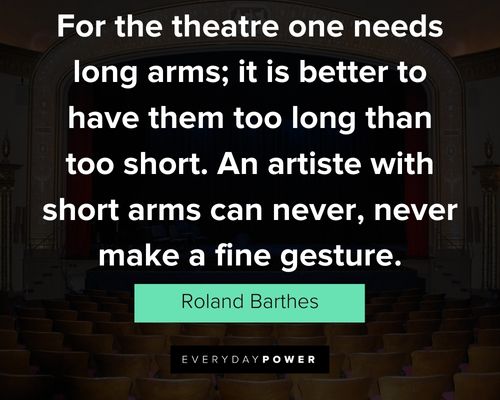 theatre quotes inspirational