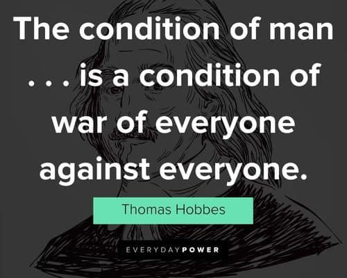Thomas Hobbes about people