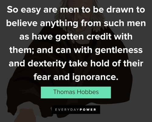 Thomas Hobbes quotes for Instagram