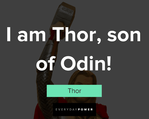 Funny and inspirational Thor quotes