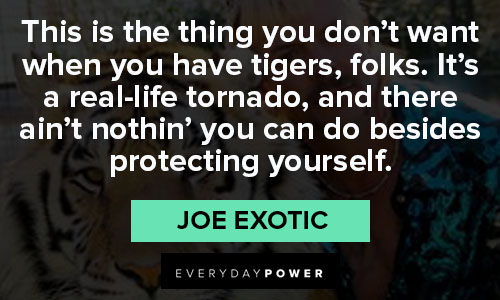 Tiger King quotes from Joe Exotic