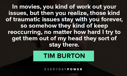 tim burton quotes on movie