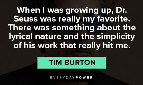 tim burton quotes about growing up