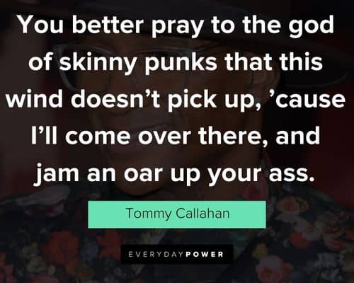 Inappropriate Tommy Boy quotes and lines about weight and intelligence that will make you cringe
