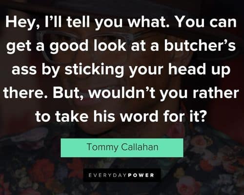 Best Tommy Boy quotes about the butcher and animals