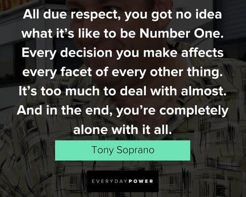 Tony Soprano quotes to inspire you