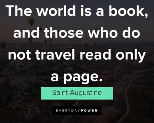travel quotes about the world is a book