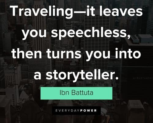 travel quotes on travelling