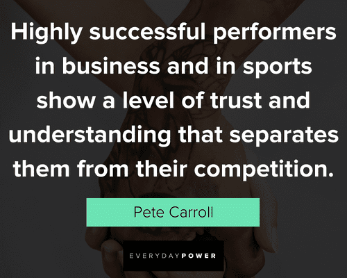 trust quotes about competition