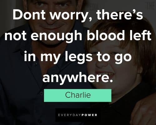 Two and a Half Men quotes on blood