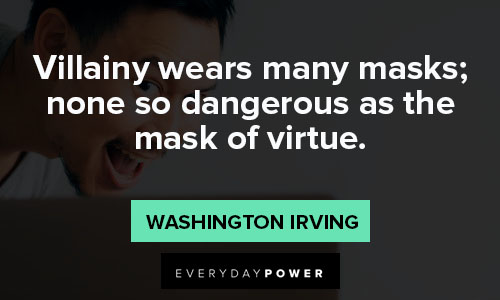 two-faced quotes on villainy