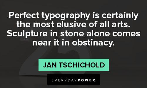 typography quotes on art