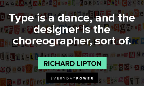 typography quotes about dance