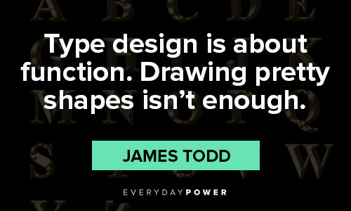 typography sayings