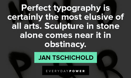 typography quotes about art
