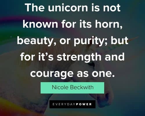 Thoughtful quotes about unicorns