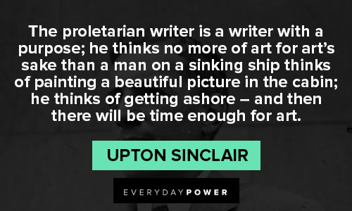 Special Upton Sinclair quotes