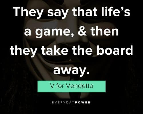 More V for Vendetta quotes