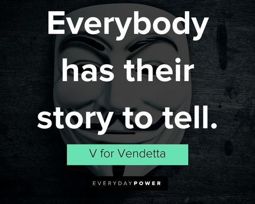 Inspirational V for Vendetta quotes