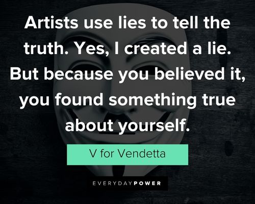 Unique V for Vendetta quotes