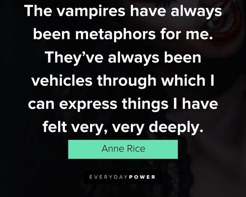 Positive Vampire quotes