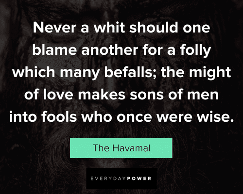 Viking quotes from The Havamal