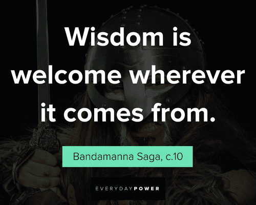 wisdom Viking quotes