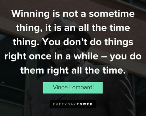 Meaningful Vince Lombardi quotes