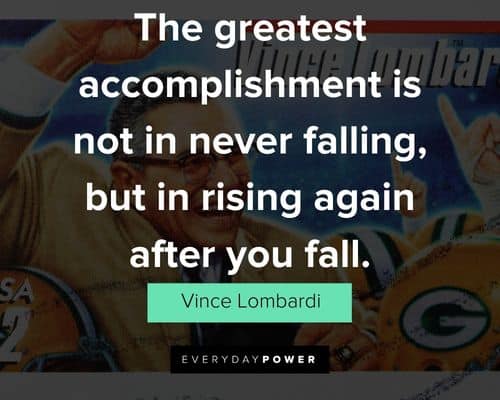 Relatable Vince Lombardi quotes