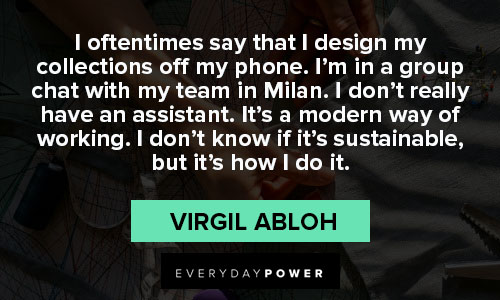 The book collecting Virgil Abloh's best quotes