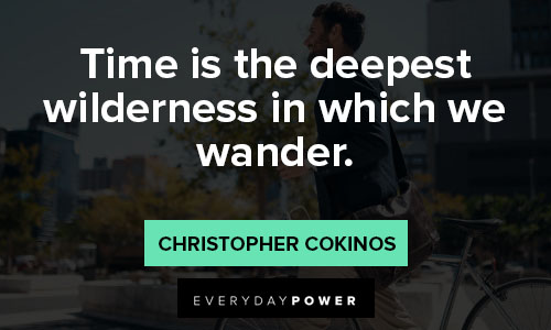 wander quotes about time