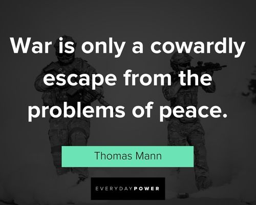 War quotes from writers